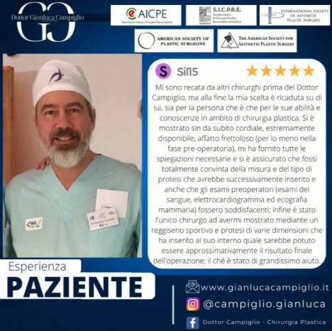 Dott. Gianluca Campiglio  Opinione positiva